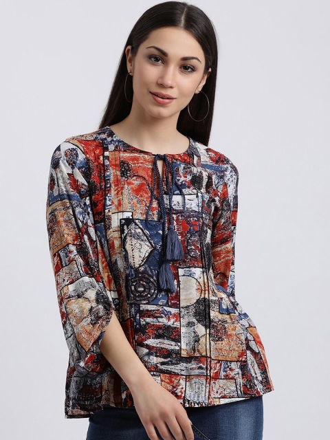

Zink London Women Multicoloured Printed Top, Multi