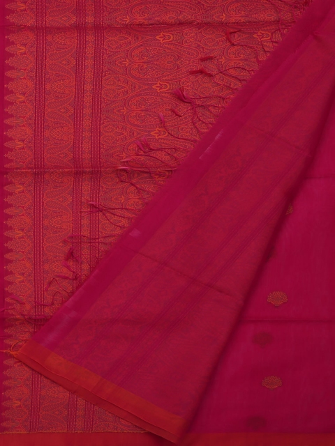 

Pothys Pink Woven Design Silk Cotton Saree