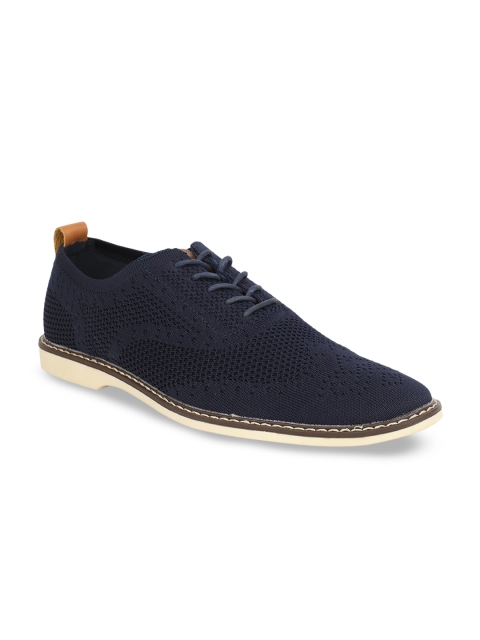 

Bata Men Blue Woven Design Sneakers