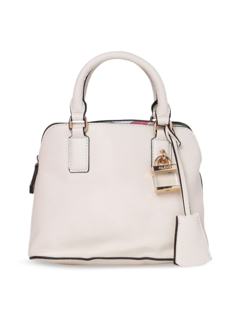 

ALDO Beige Solid Handheld Bag