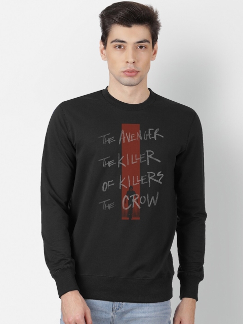 

Free Authority Men Black Joker Printed Sweatshirt