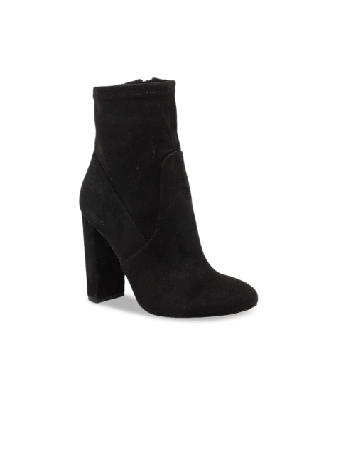

Call It Spring Women Black Solid High-Top Heeled Boots