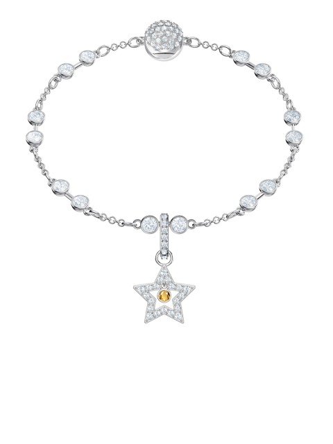 

SWAROVSKI White & Rhodium Plated Remix Collection Star Charm