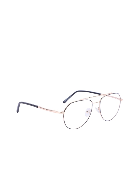 

MARC LOUIS Unisex Black Solid Full Rim Aviator Frames MARC LOUIS 8024 C02 52 FR