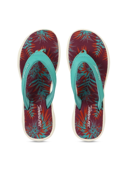 

Solethreads Women Purple Solid Thong Flip-Flops