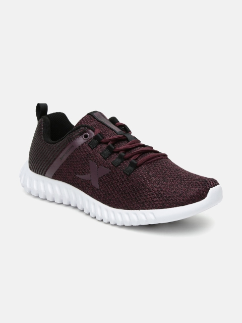 

Xtep Men Red Textile Running Shoes