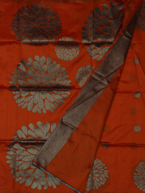 

Pothys Orange & Beige Art Silk Woven Design Saree