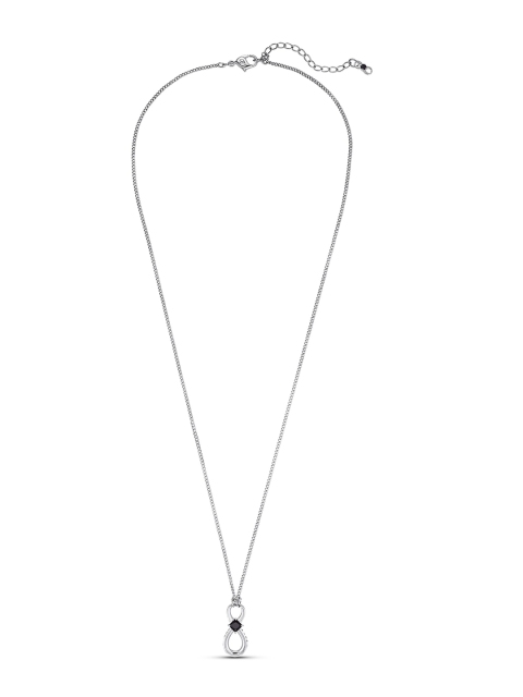 

SWAROVSKI Black & Rhodium Plated Infinity Pendant