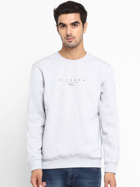 

Octave Men Grey Printed Sweatshirt