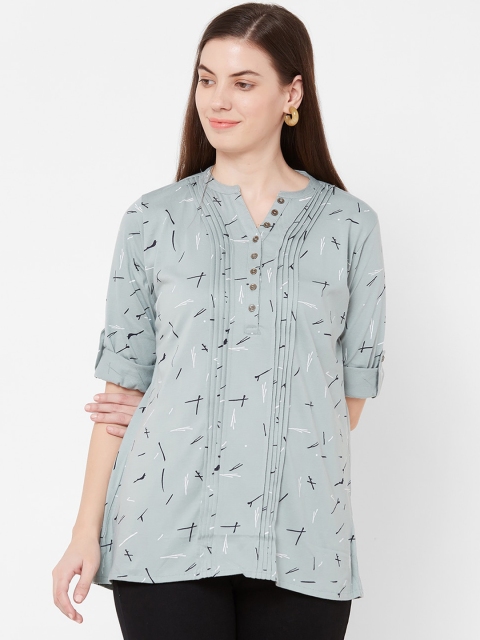 

Juliet Women Sea Green Printed Top