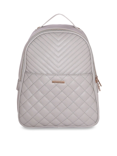 

Forever Glam by Pantaloons Women Off-White Solid Backpack
