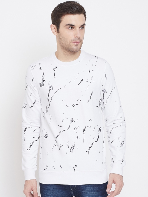 

Crimsoune Club Men White Printed Sweatshirt