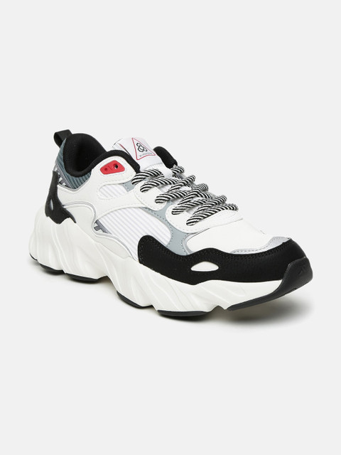 

Xtep Women Beige & Black Colourblocked Sneakers