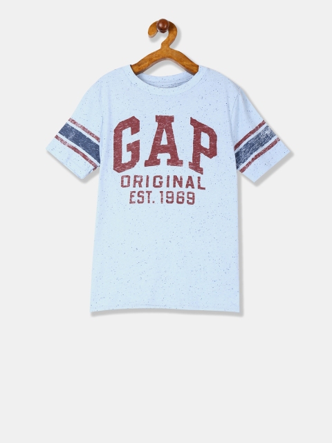 

GAP Boys Blue Logo Rugby T-Shirt