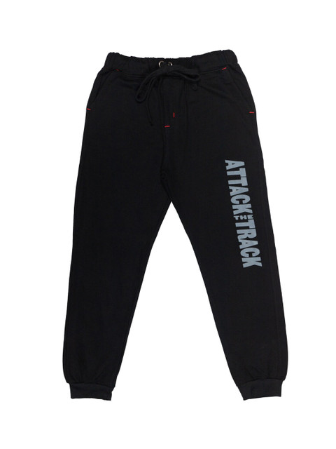 

Todd N Teen Boys Black & Blue Printed Straight-Fit Joggers