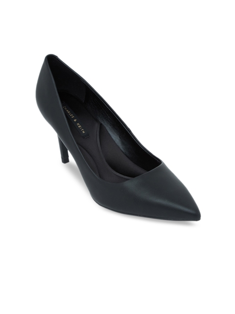 

CHARLES & KEITH Women Black Solid Stilettos