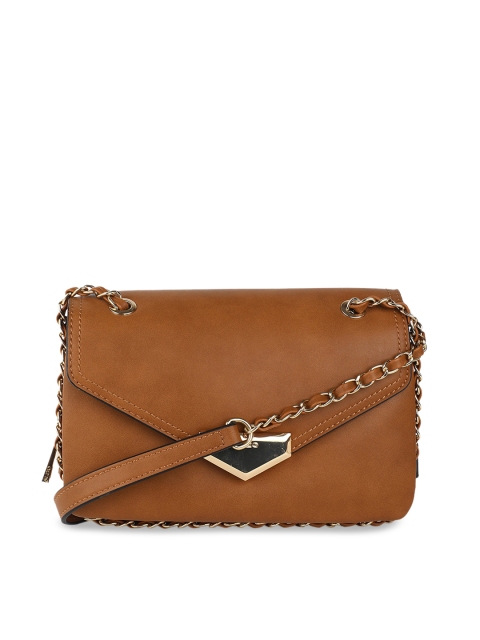 

ALDO Women Brown Solid Messenger Bag