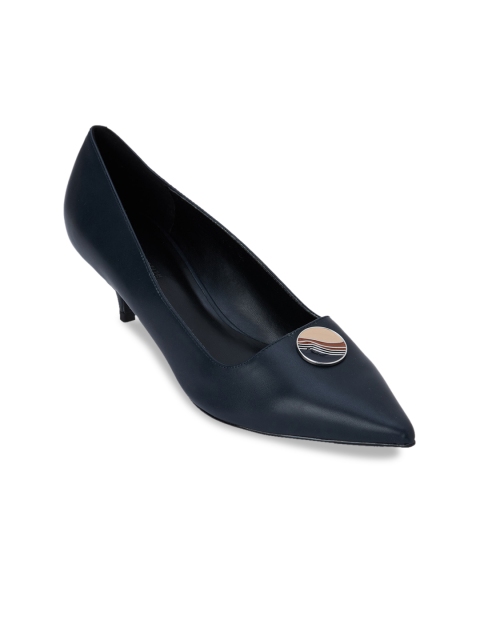 

CHARLES & KEITH Women Blue Embellished Pumps