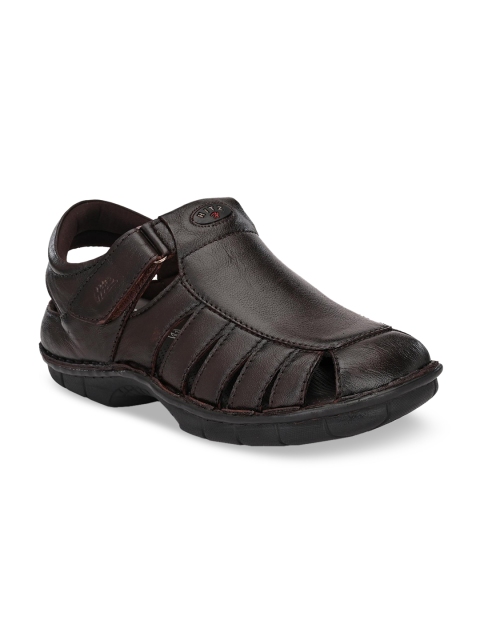 

Hitz Men Brown Leather Fisherman Sandals