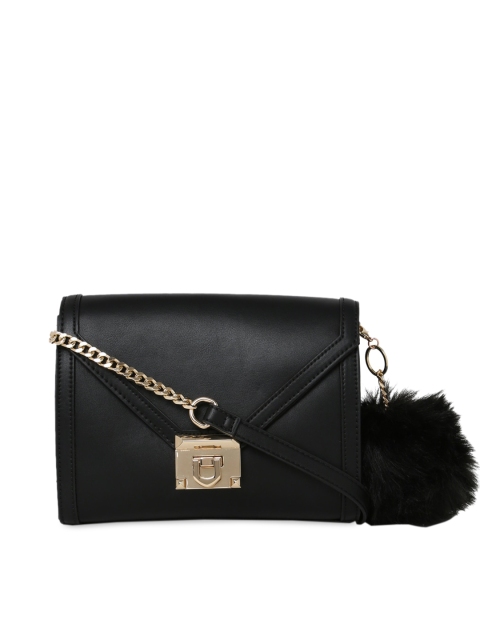 

ALDO Black Solid Sling Bag