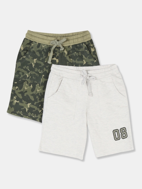 

Cherokee Boys Pack of 2 Printed Regular Fit Regular Shorts, Olive