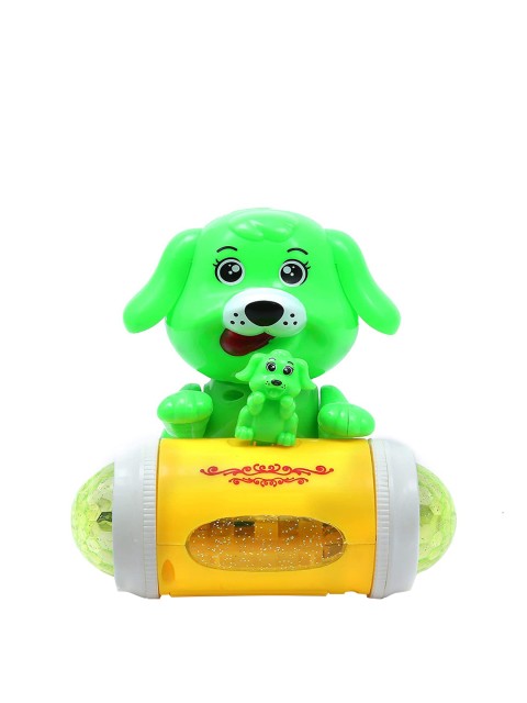 

Wembley Toys Unisex Kids Green & Yellow Puppy Dog Toy, Multi