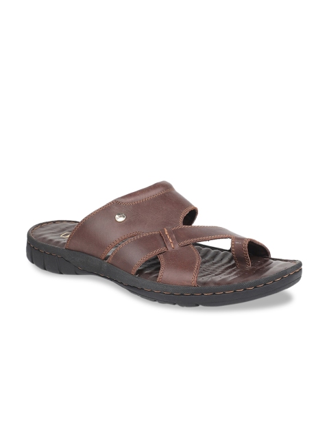 

Scholl Men Brown Leather Comfort Sandals