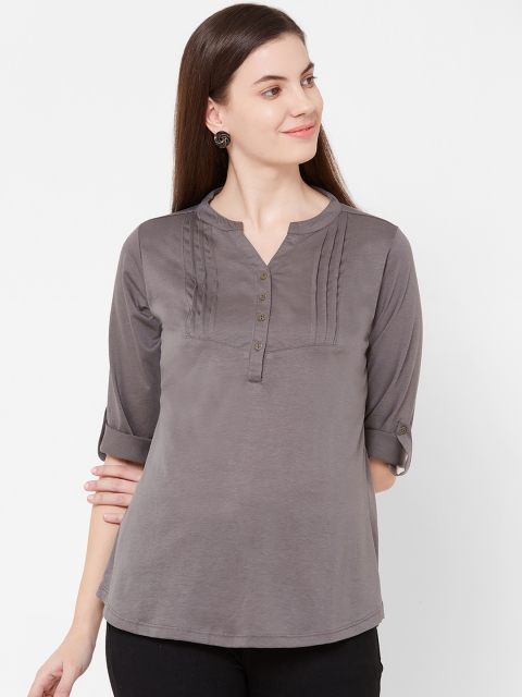 

Juliet Women Grey Solid Top
