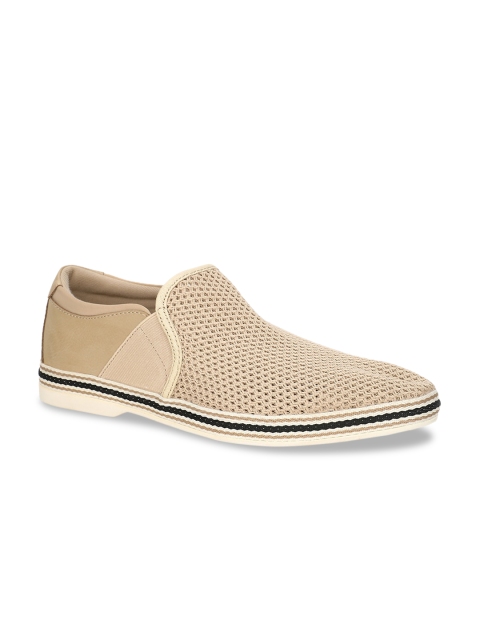 

ALDO Men Beige Slip-On Sneakers