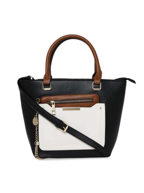 

ALDO Black & White Colourblocked Handheld Bag