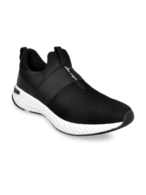 

Allen Cooper Men Black Mesh Walking Shoes
