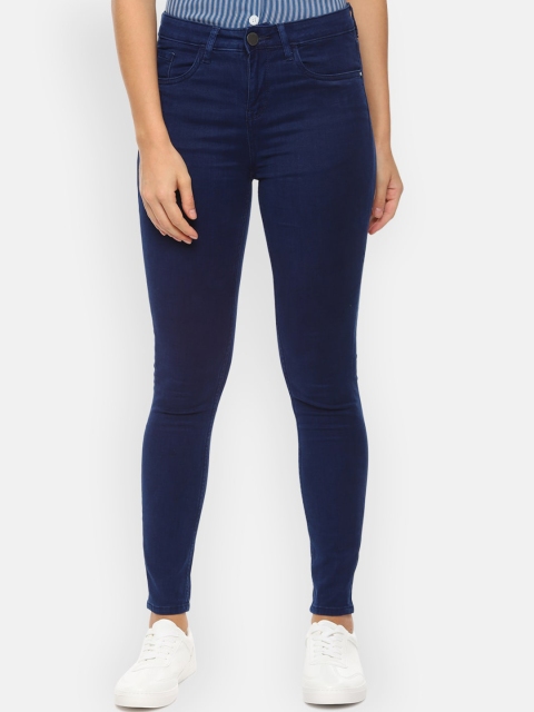

Van Heusen Woman Women Navy Blue Slim Fit Mid-Rise Clean Look Stretchable Jeans