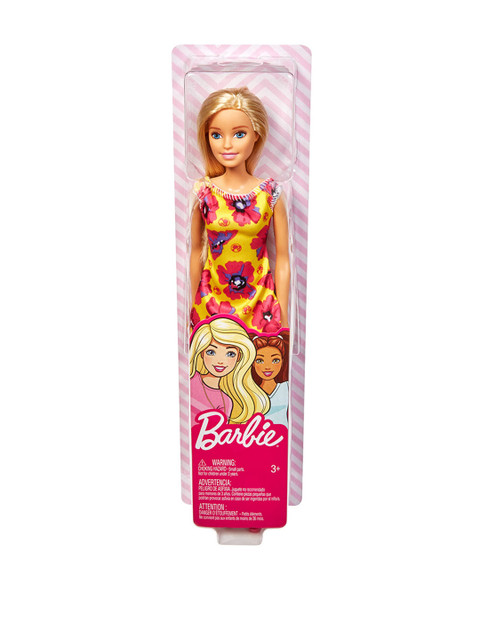 

Barbie By ToysRus Girls Yellow & Beige Doll