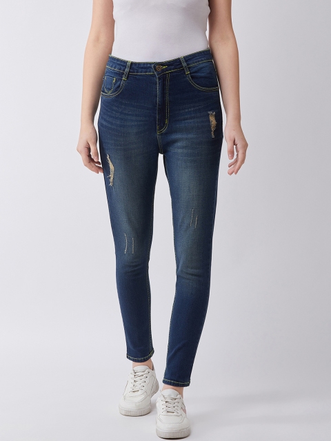

C9 AIRWEAR Women Blue Skinny Fit Mid-Rise Mildly Distressed Jeans