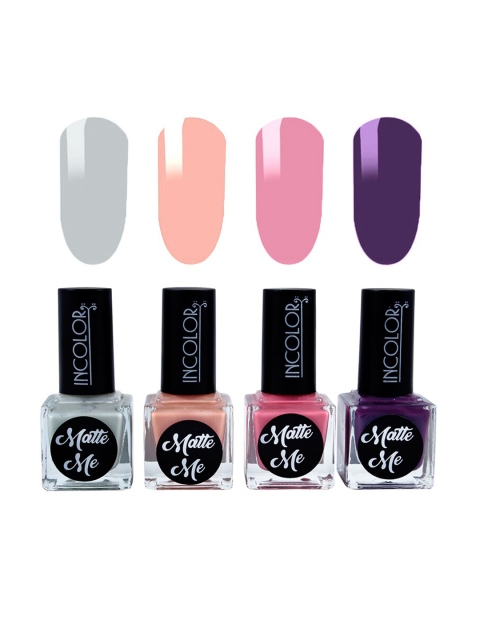 

Incolor Matte Me Nail paint Combo 21 Pack of 2 (17,28,03,23), Multi