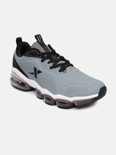 

Xtep Men Grey & Black Air Cushion 2.0 Running Shoes
