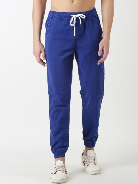

Blue Saint Men Blue Slim Fit Solid Joggers