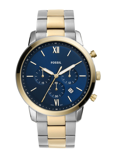 

Fossil Men Navy Blue Analogue Watch FS5706