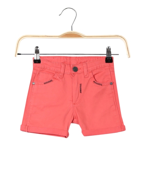 

Cherokee Girls Pink Solid Regular Fit Regular Shorts