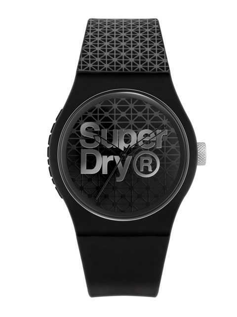 

Superdry Men Black & Grey Analogue Watch SYG268B