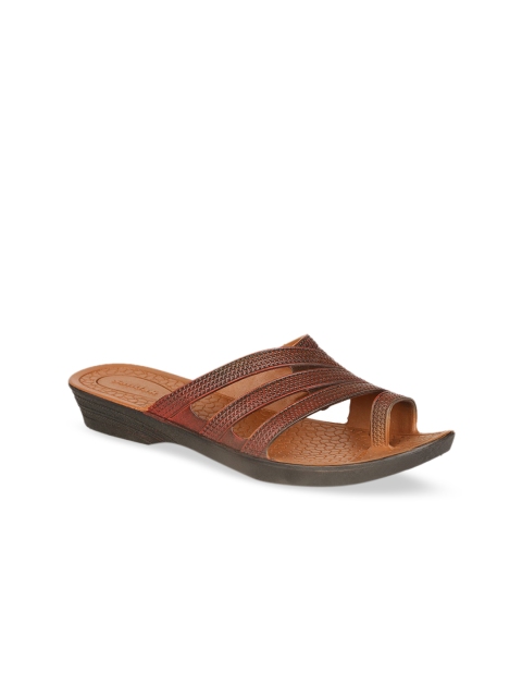 

Sandak by Bata Women Brown Solid Comfort Heels