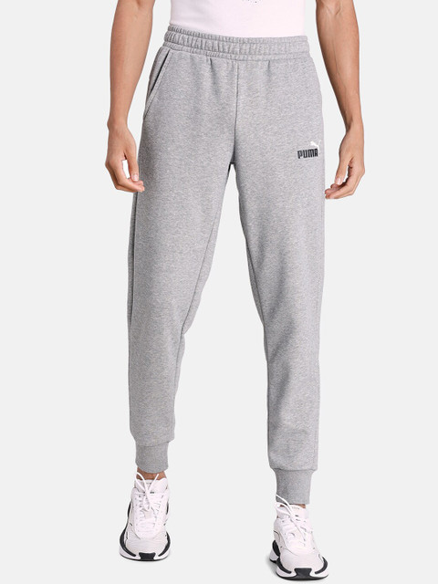 

Puma Men Grey Solid Essentials Sweatpants