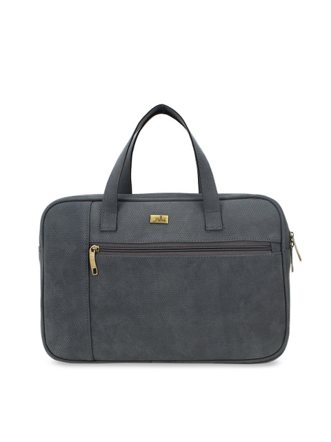

yelloe Unisex Grey Solid 16' Laptop Bag