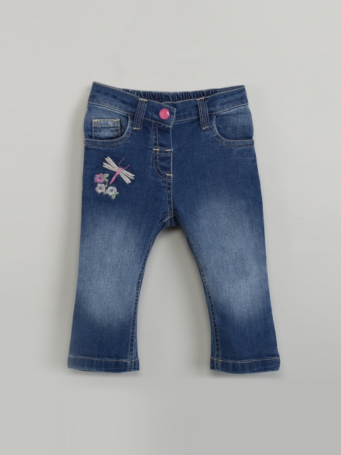 

max Girls Blue Regular Fit Mid-Rise Clean Look Jeans