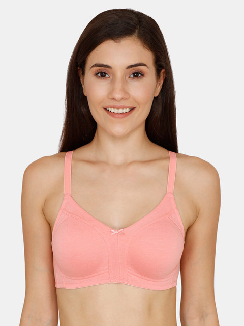

Zivame Pink Solid Non-Wired Non Padded T-shirt Bra RO000LCB090PINK