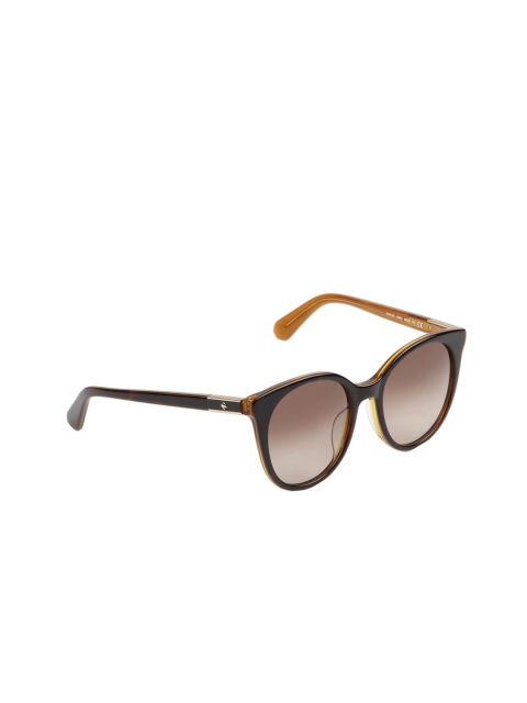 

Kate Spade Women UV Protected Lens Round Sunglasses 716736103594, Brown