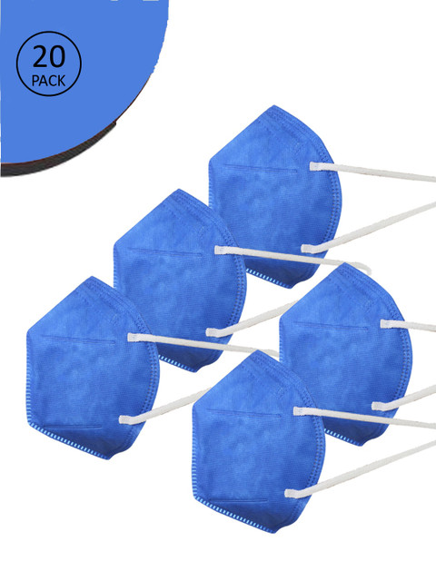 

Swiss Design Adults Pack of 20 Blue 5-Layers N95 Masks