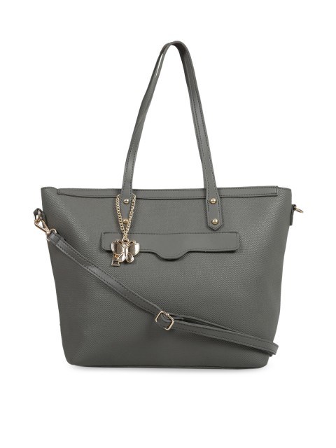 

Butterflies Grey Solid Shoulder Bag