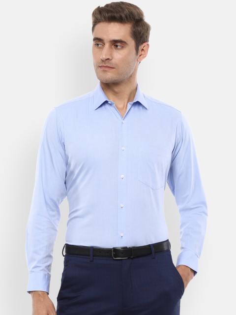 

Van Heusen Men Blue Slim Fit Solid Formal Shirt