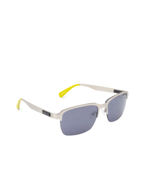 

Reebok Unisex Square Sunglasses RBK AF13 SLV APC, Grey